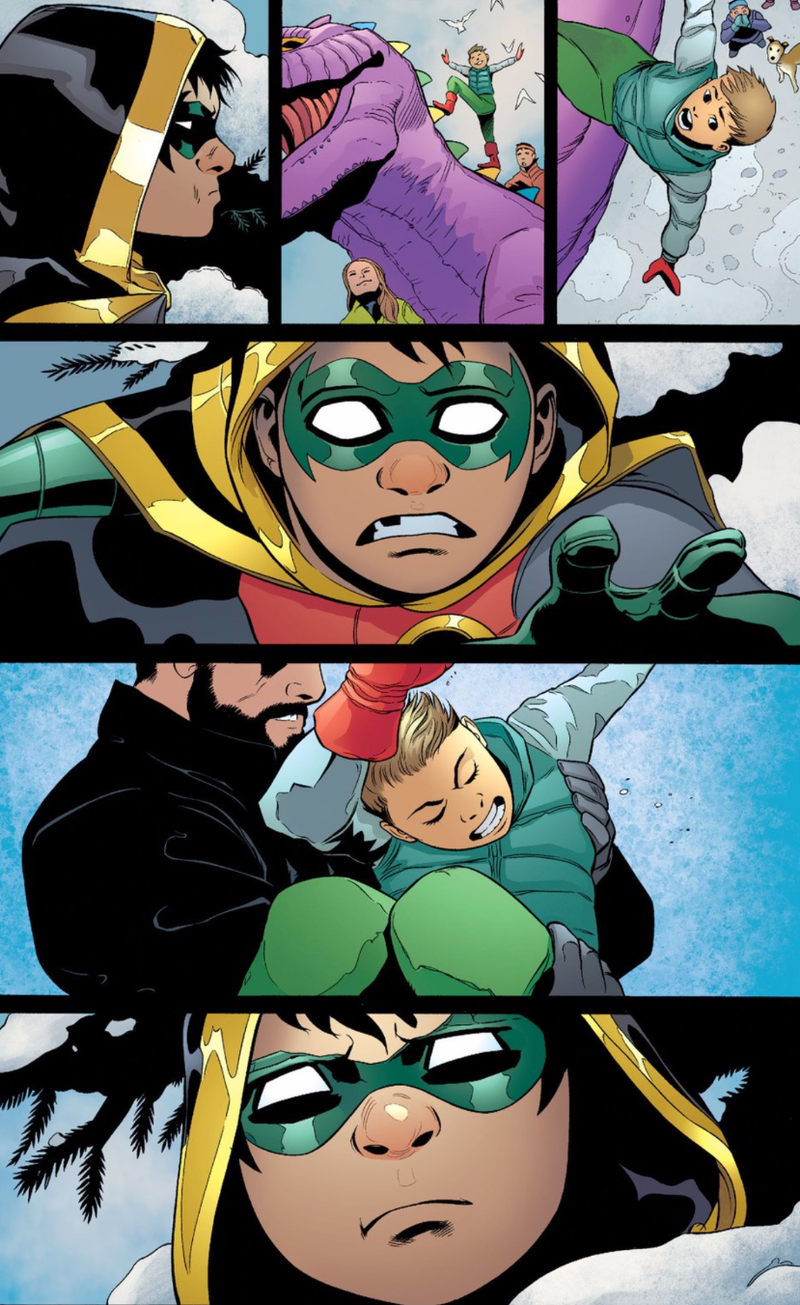 Illustration for article titled Batman’s Heartbroken Son Visits a Bruce Wayne Who Doesn’t Remember Him
